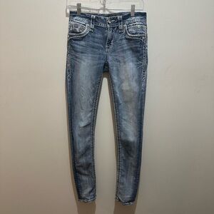 Rock Revival Rima Blue Skinny Women's Jeans Size 25